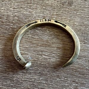 Giles & Brother Railroad Spike Cuff Bracelet